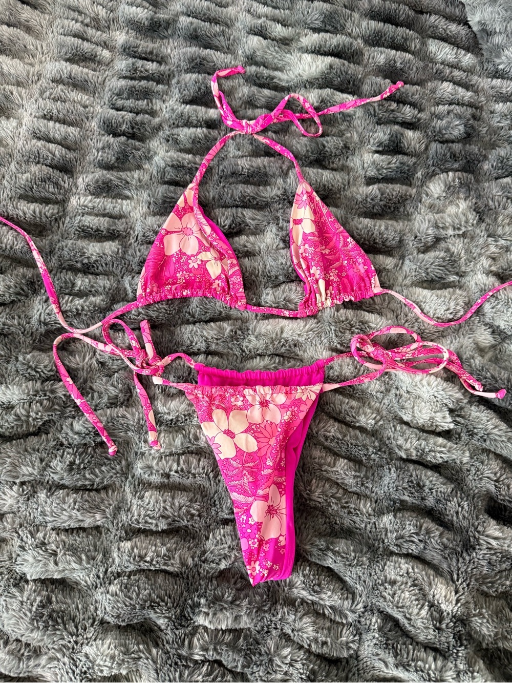 Frankie’s Bikinis Pink Tavi Bikini - Picture 3 of 6
